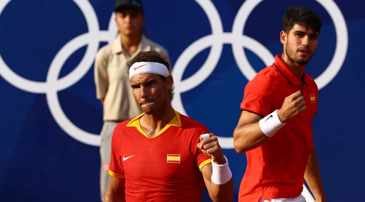 Rafael Nadal y Carlos Alcaraz