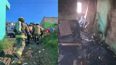 Hombre se lanza desde su hogar para salvarse del incendio de su hogar en Él Órgano