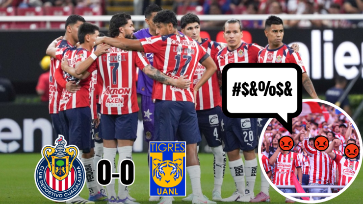 Aficionados de Chivas molestos: 3 jugadores que decepcionaron ante Tigres