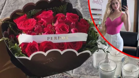 ¿Quién envió ramo de flores en estética de Valeria Márquez? (VIDEO)