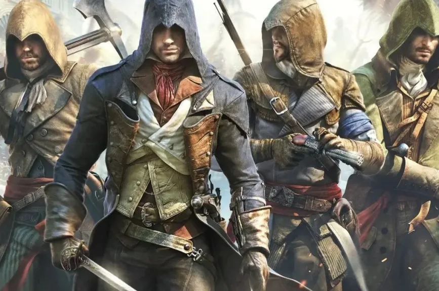 Assassin’s Creed: Unity (2014)
Ubicado en la Revolución Francesa con Arno Dorian, tenía potencial pero fue lanzado con demasiados bugs. Con el tiempo mejoró, pero su mal inicio le pasó factura.
Crédito: Ubisoft Montréal