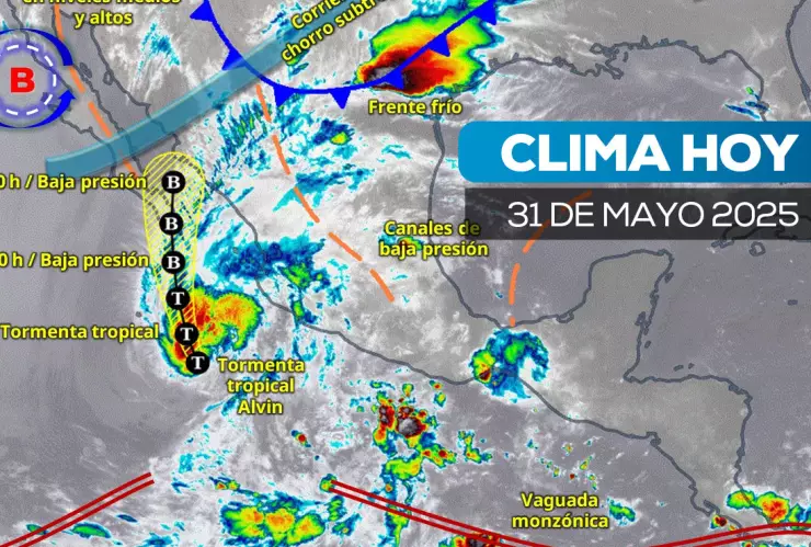 ¿En qué estados lloverá este 31 de mayo? Revisa el reporte del clima, tormentas, temperaturas y condiciones para CDMX y Edomex.