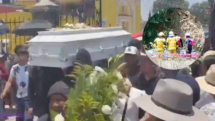 Despiden a los cuatro jóvenes que murieron en barranca de Coronango