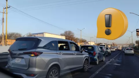¿Qué está pasando en la Carretera 45 Norte en Aguascalientes y por qué hay tanto tráfico hoy 10 de febrero