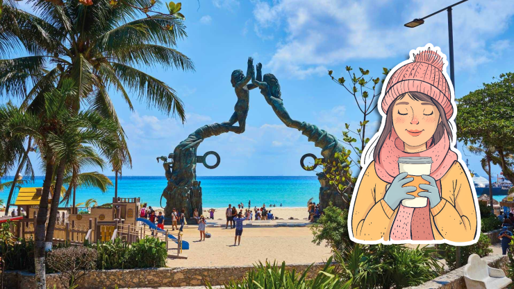 ¡Abrígate! Esta es la hora de más fresco en Playa del Carmen HOY 7 de febrero de 2026.webp