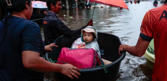 Inundaciones en Bangkok