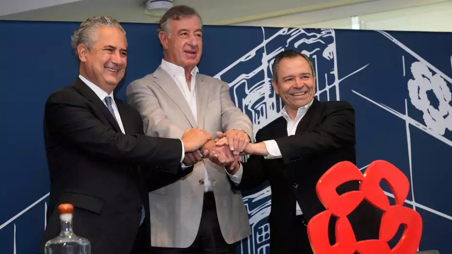 Ernesto Torres Cantú, Fernando Chico Pardo y Manuel Romo.