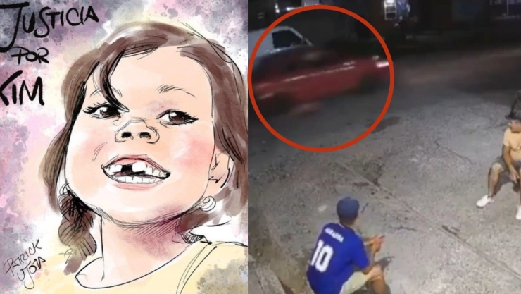Video del momento en que Kim Gómez es arrastrada por un auto en La Plata, Argentina