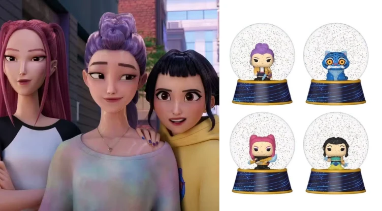 Lanzan nuevas figuras de colección de Kpop Demon Hunters, versión glitter globe, perfectas para regalar a un fan
