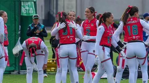Selección Mexicana Femenil de tochito en el mundial de flag football 2024
