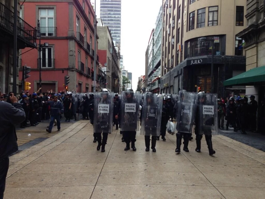 Polícia Federal está lista para desalojo del Zócalo en caso de ser necesario