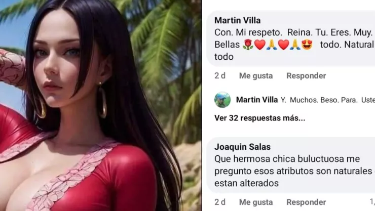 Hombres mayores enloquecen con sexy mujer creada con IA