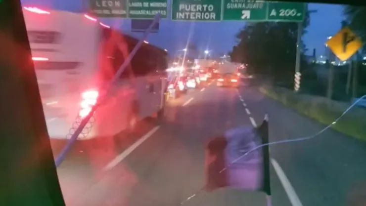 Accidente carretera León-Silao