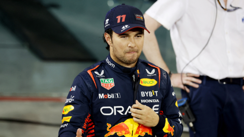 Checo Pérez en el Gran Premio de Baréin
