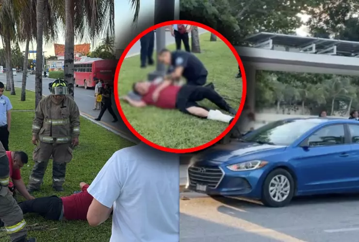 Se registra una persona atropellada y lesionada en la Zona Hotelera de Cancún la mañana de HOY: Esto se sabe