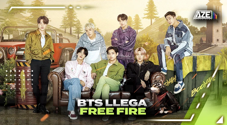 BTS llega a Free Fire