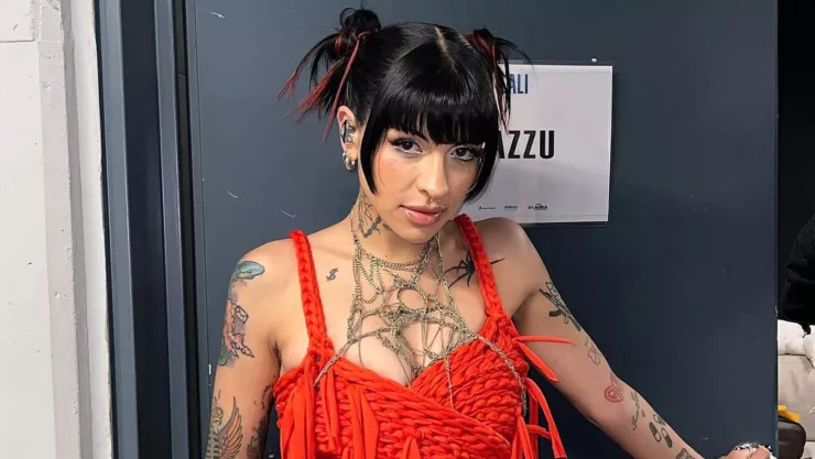 La cantante argentina Cazzu.
