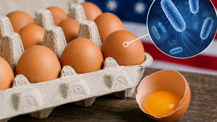 Huevos con Salmonella