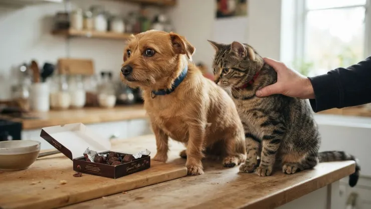 Chocolate en perros y gatos: síntomas de intoxicación y cómo actuar