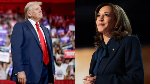 Donald Trump y Kamala Harris, los candidatos presidenciales de EU en este 2024