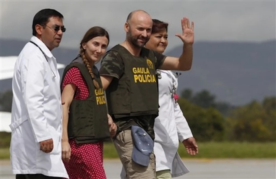 La policía de Colombia rescató a 2 españoles que se encontraban secuestrados