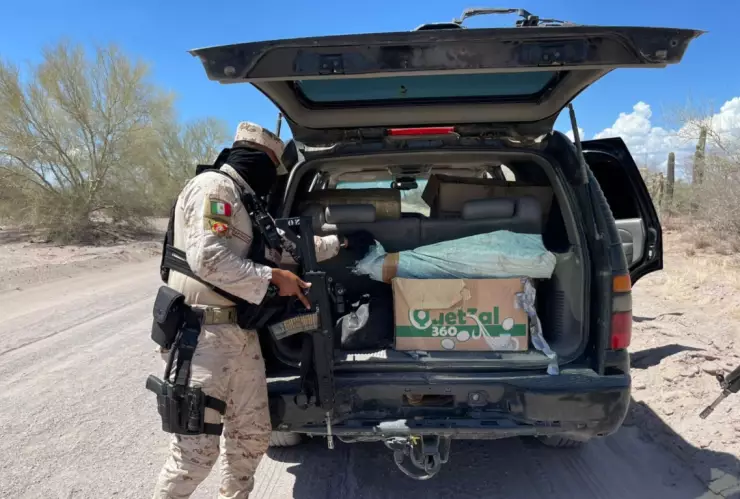 Ejército metanfetamina armas Sonora