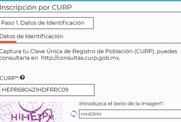 RFC CON CURP