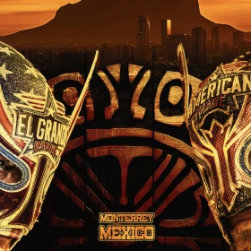 grande americano lucha libre mascara