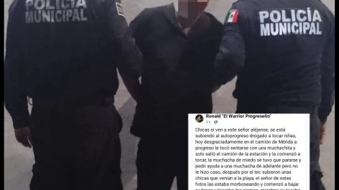 Denuncia colectiva en Progreso: Hombre podría estar en problemas tras molestar a mujeres en las calles del puerto