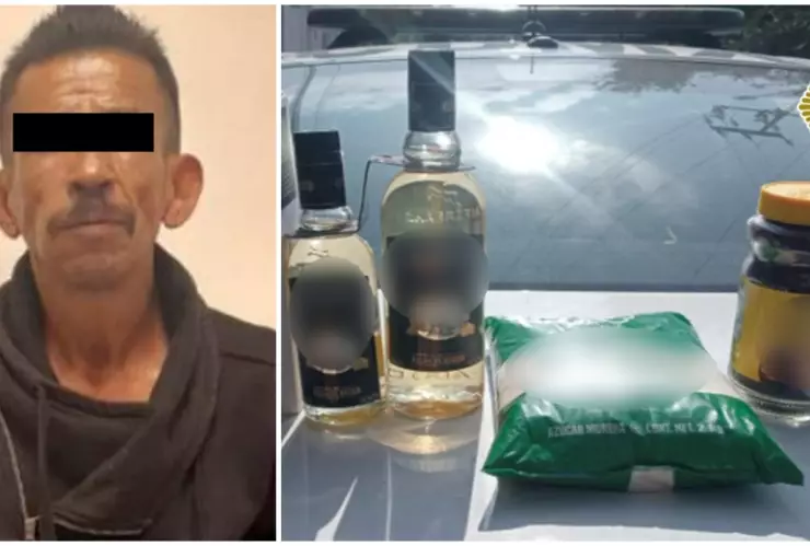 ¡Enfrentando su 15° arresto! Ladrón reincidente roba botellas y café en tiendita de GAM