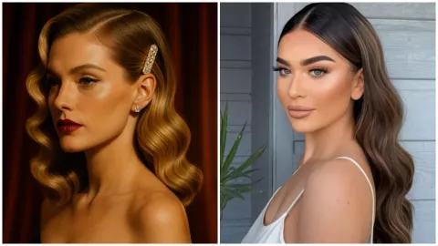 peinados elegantes con ondas