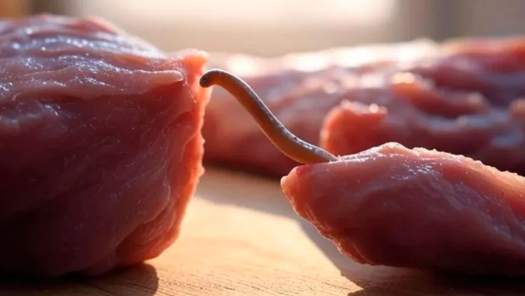 ¿Qué pasa si consumo carne con gusano barrenador?