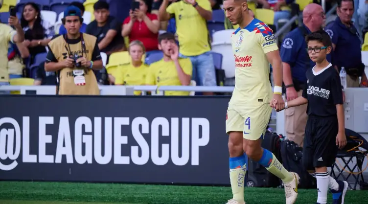Sebastián Cáceres América vs Nashville Leagues cup 2023