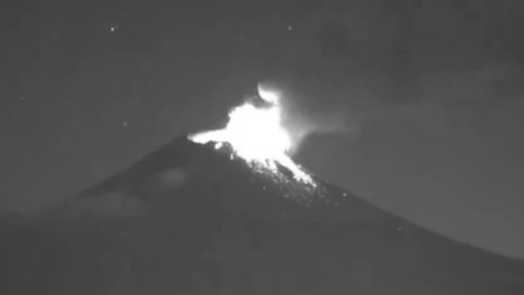 VIDEO: Volcán Popocatépetl registra gran explosión hoy 29 de octubre de 2024
