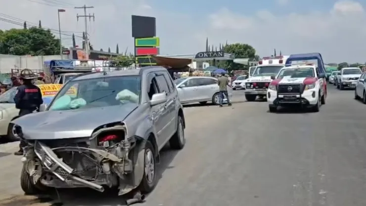 Choque múltiple en Atlixco hoy 27 de septiembre de 2025