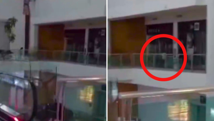niña fantasma en Galerías Torreón