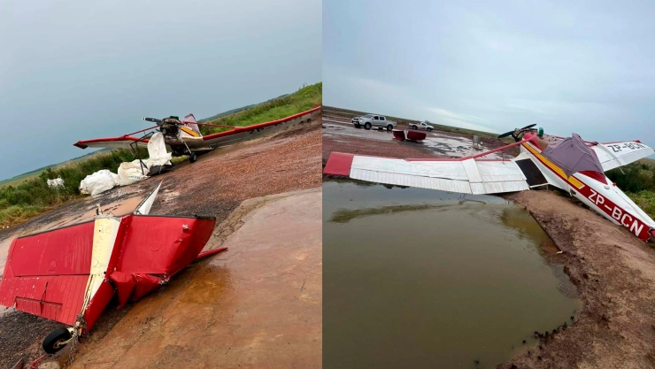 Avioneta fumigadora se desploma sobre plantío de plátanos en  Teapa, Tabasco ¡El piloto sobrevivió! 