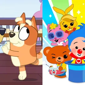 4 capítulos de Plim Plim y Bluey para enseñar a los niños sobre la paciencia, el cariño y la toma de decisiones