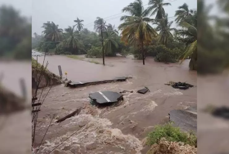 Inundaciones súbitas en Guerrero