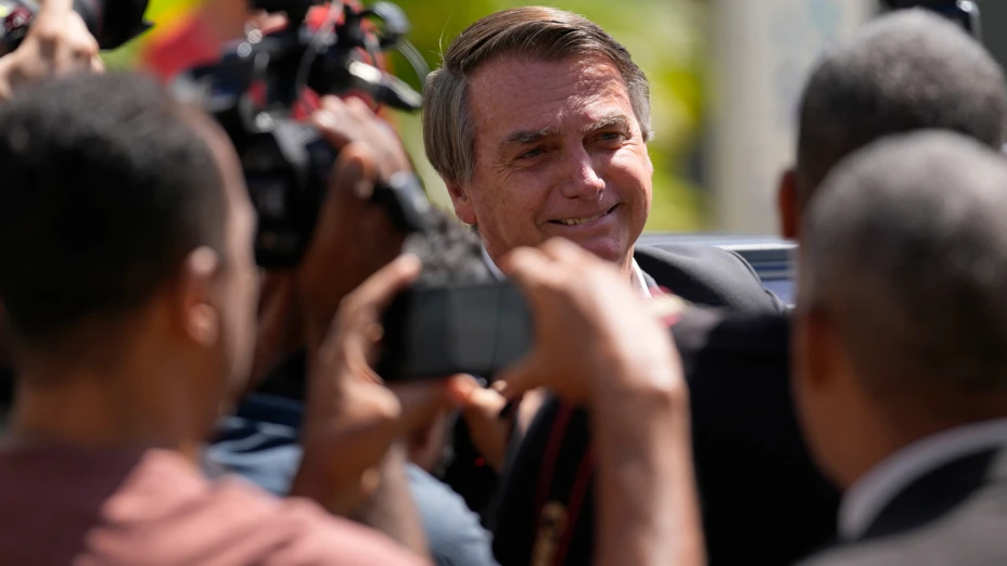 El expresidente de Brasil Jair Bolsonaro en Brasilia