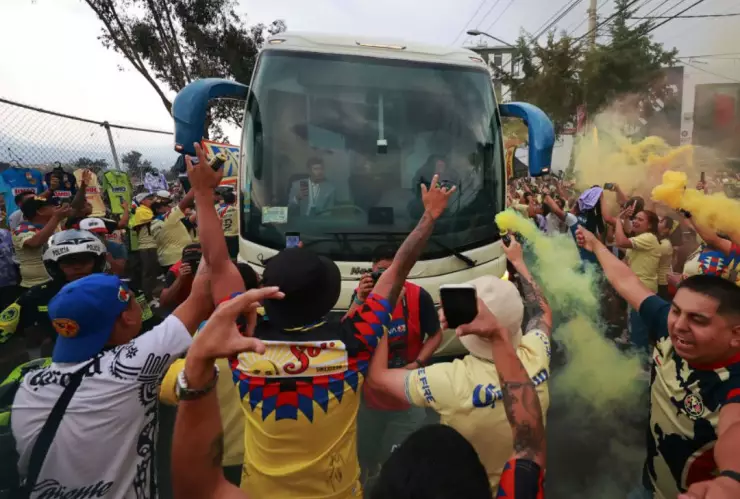 Afición del América en el Estadio Azteca