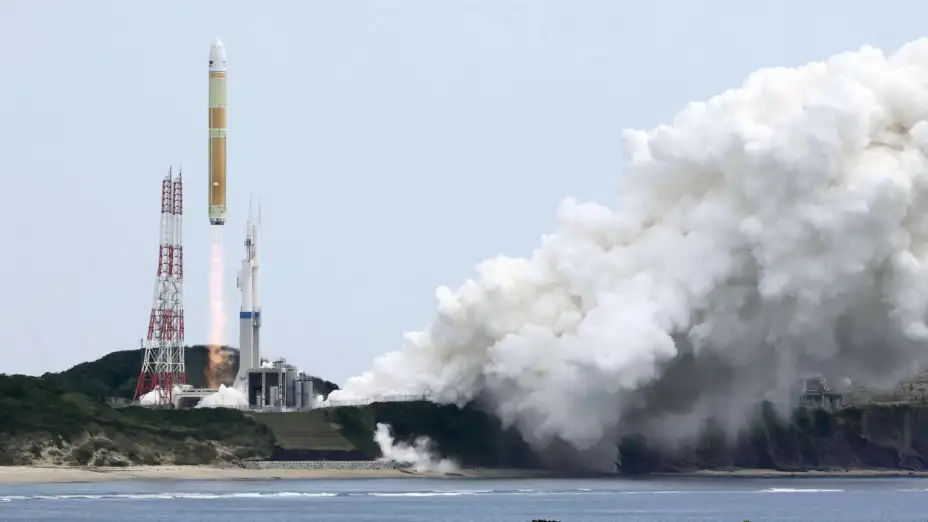 Cohete H3 de la Agencia de Exploración Aeroespacial de Japón.