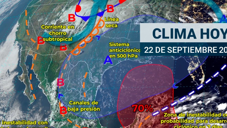 Clima hoy domingo 22 de septiembre de 2024