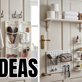 Qué hacer con el espacio detrás de la puerta del baño: 5 ideas de organización que aprovechan cada centímetro