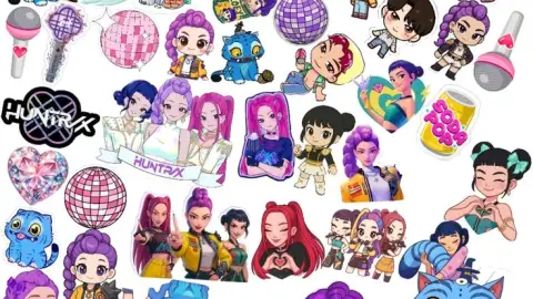 Stickers caseros KPop Demon Hunters