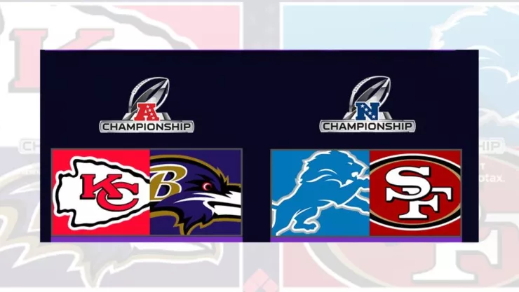 ¿A qué hora empiezan las finales de conferencia de la NFL que definirán los pases al Super Bowl?