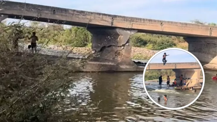 Río Mojolo con agua, Culiacán