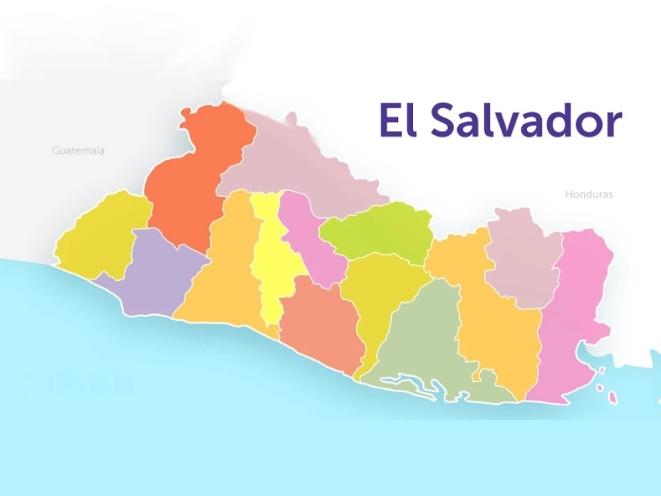 El Salvador, mapa