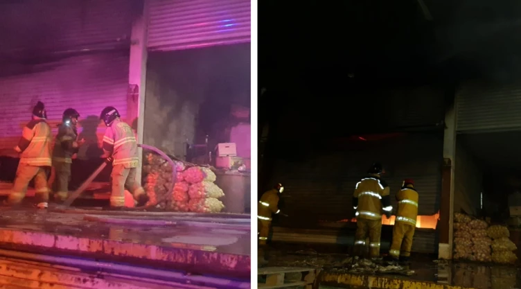 incendio Central de Abasto Chicoloapan