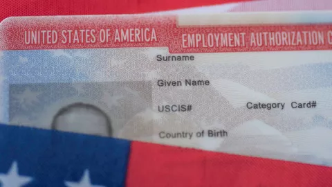 Un permiso de autorización de empleo en Estados Unidos